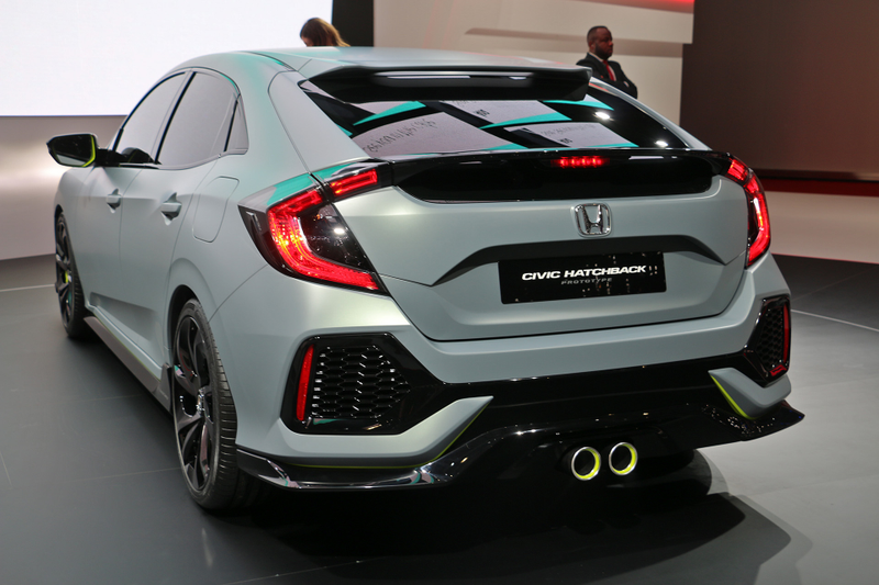Honda Civic Hatchback Prototype. Photo: Máté Petrány/Jalopnik